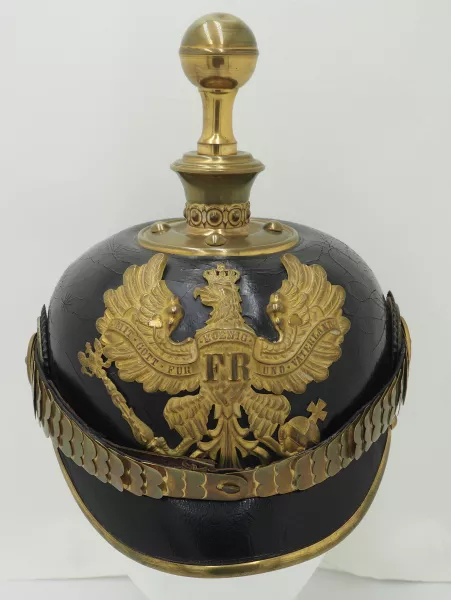Prussian Artillery a Foot "Private Purchase" Pickelhaube Visuel 1 principal